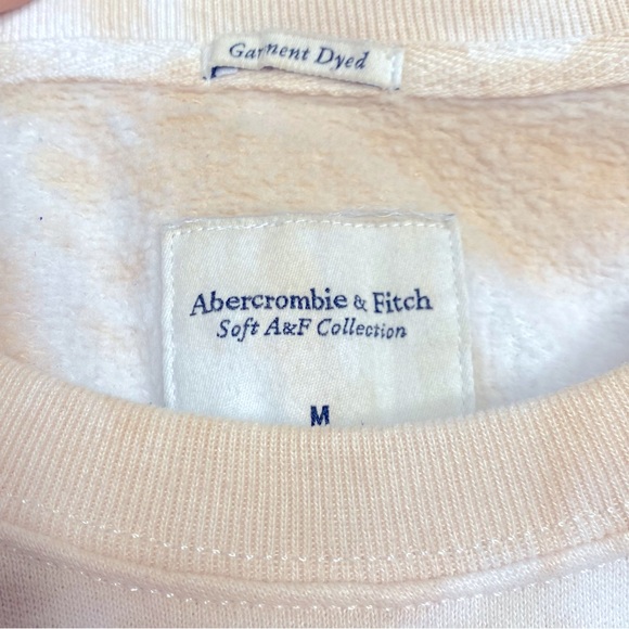 Abercrombie & Fitch Tie Dye Swirl Soft A&F Collection Crewneck Sweatshirt Medium - Picture 6 of 7